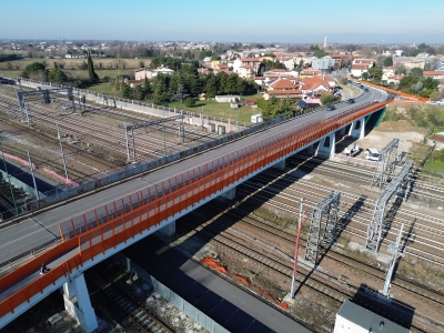 Cavalcavia via Trieste tra Catene e Chirignago