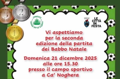 Partita di calcio dei Babbi Natale 2025