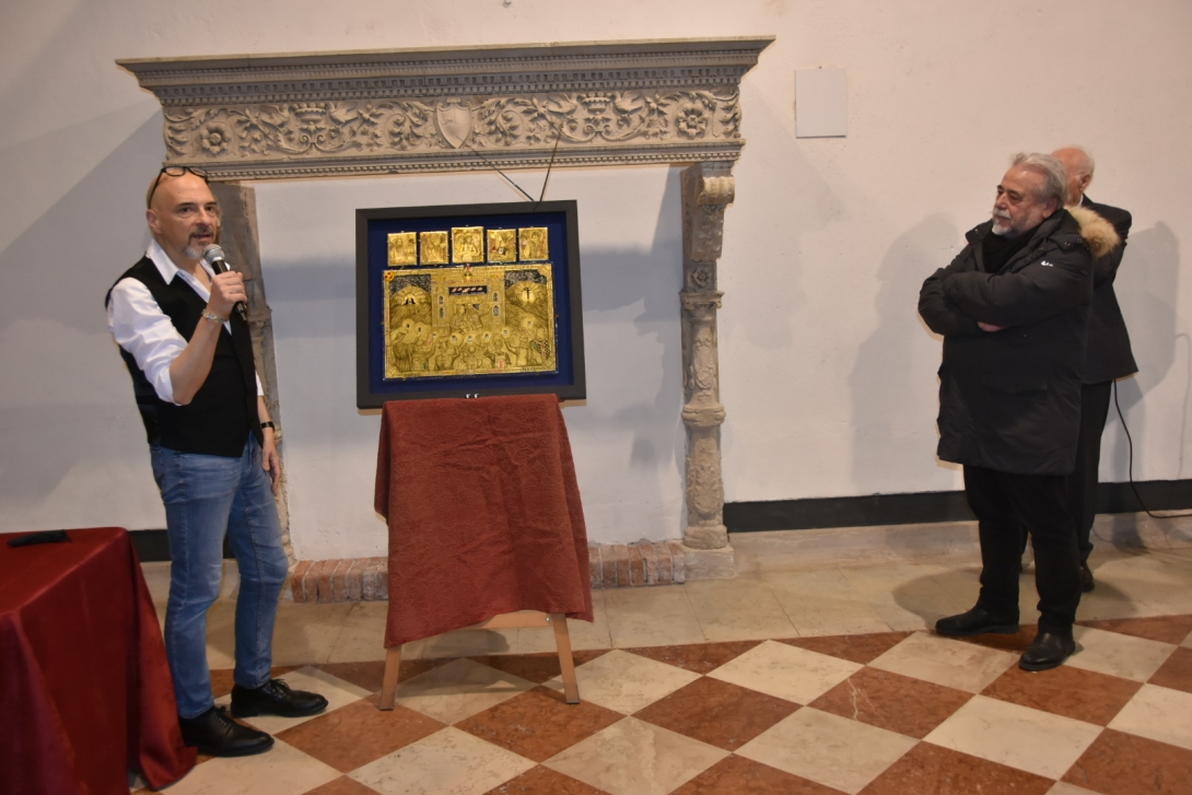 Presentazione Polittico di Marco Toso Borella alla Scuola Grande San Giovanni Evangelista