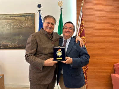 Incontro sindaco Brugnaro direttore generale Ulss 3 Serenissima Edgardo Contato