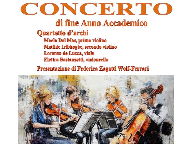 Concerto di fine anno accademico dell’Università Popolare Mestre APS