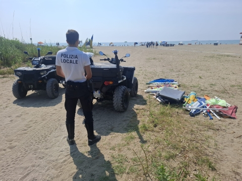 Polizia Locale Lido spiagge