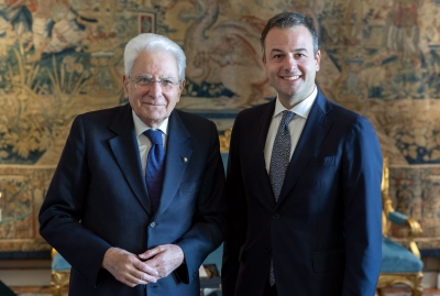 Il sindaco Venturini ricevuto al Quirinale dal Presidente Mattarella