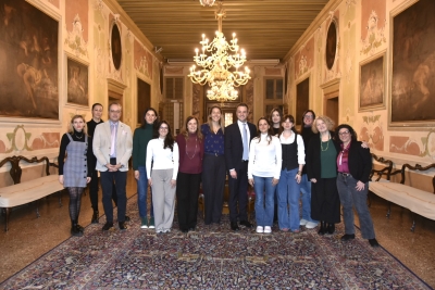 Venturini alla firma patto formativo vincitori borse di studio della Fondazione The Place of Wonders