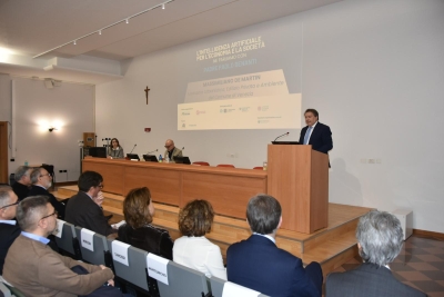 Convegno ai salesiani su Intelligenza artificiale - assessore De Martin