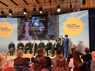 Senno alla presentazione  "Oltre il muro. Madre del Buon Consiglio"