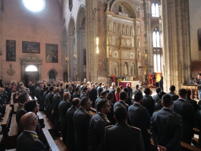 Pesce a messa per patrono Guardia di Finanza