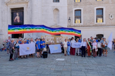 Accolti a Venezia i marciatori del progetto "inMARCIAperlaPACE"