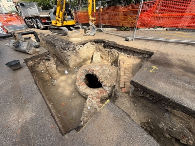 Brunello in sopralluogo a Mestre per scavi archeologici