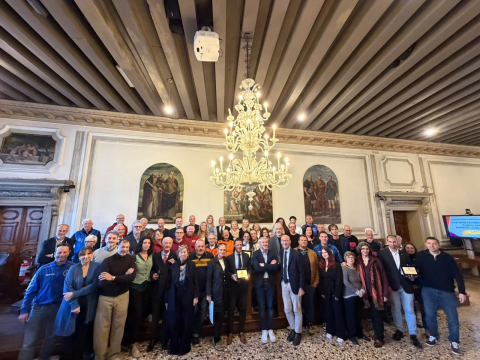 Meggetto alle premiazioni società sportive in sala del Consiglio Comunale