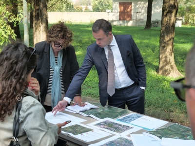 Il sindaco Venturini in sopralluogo al Terraglio