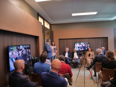 Presidente del Consiglio comunale Damiano presentazione del “Breast team”