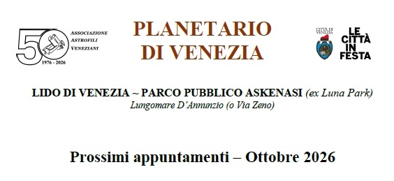 Astrofili Veneziani_ott 2026