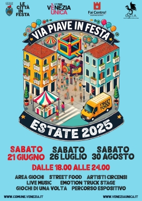 LOCANDINA VIA PIAVE IN FESTA 21 GIUGNO