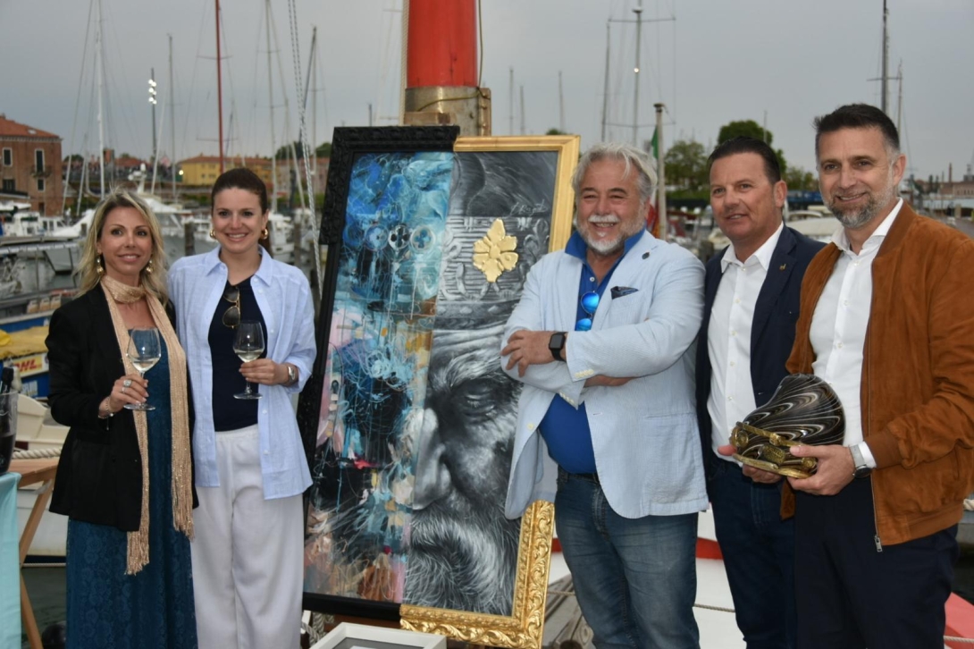 Consigliere delegato Giovanni Giusto celebrazione simbolica 121° Doxe