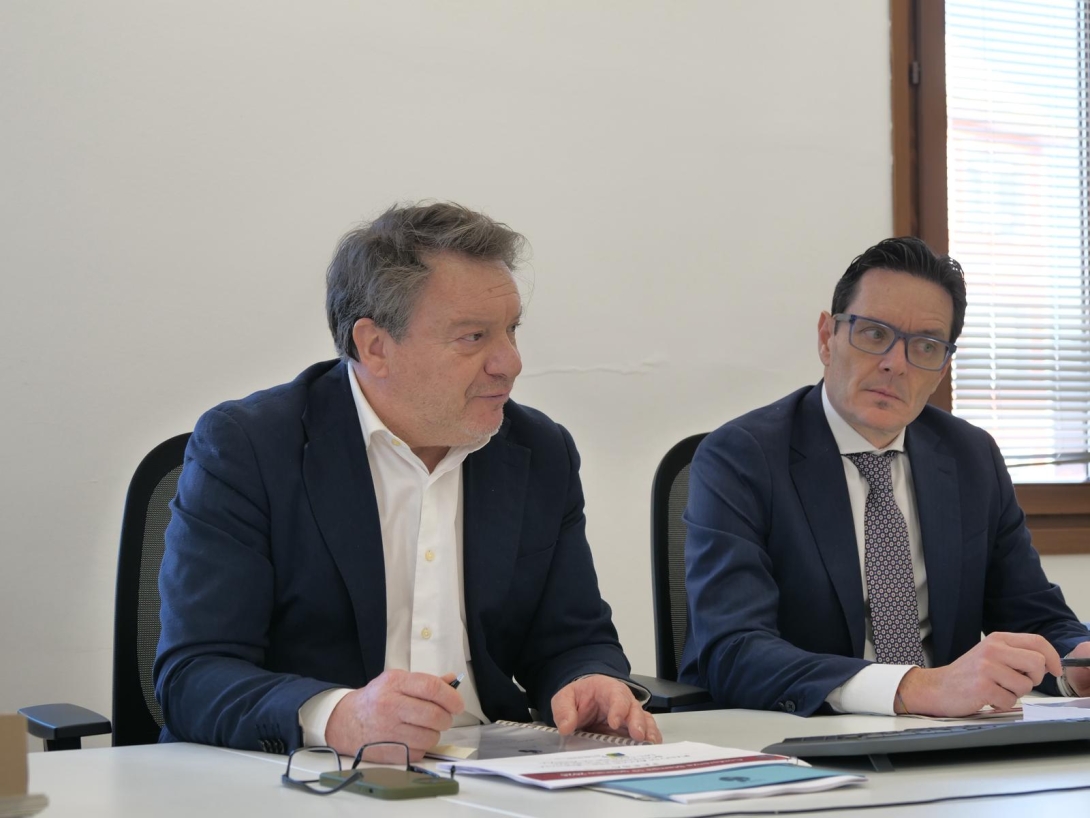 L'assessore De Martin alla conferenza stampa - Presentazione PAESC