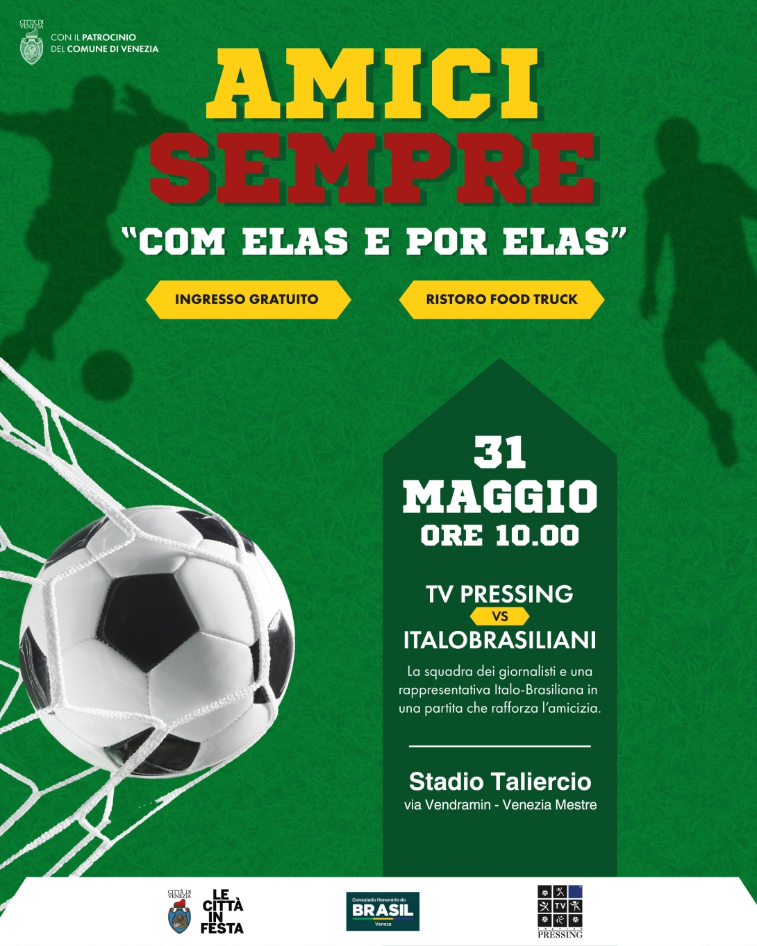 Amici sempre – Com elas e por elas