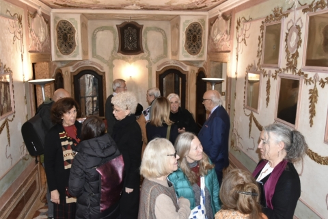 L'assessore Mar alla conferenza stampa restauro del Casino Venier