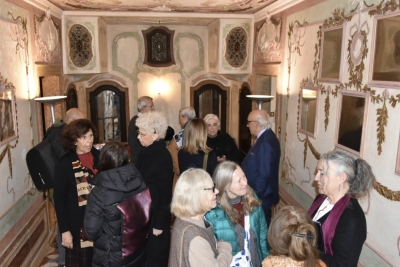 L'assessore Mar alla conferenza stampa restauro del Casino Venier