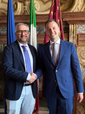 Il sindaco Simone Venturini incontra Matteo Gasparato