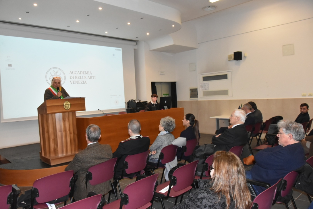 L'assessore Mar all'inaugurazione anno accademico ABA Venezia