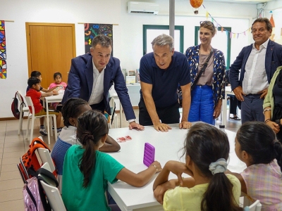 Sindaco Venturini visita Save the Children Marghera