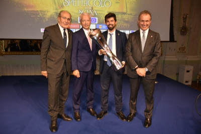 Il presidente Senno alla presentazione campionati LVF A1 e A2 Fineco al Teatro La Fenice