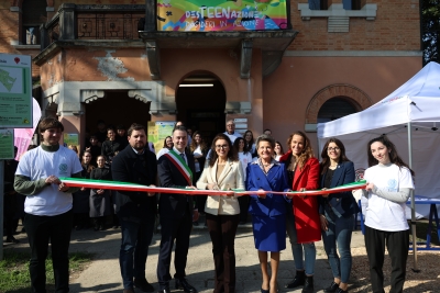Venturini all'inaugurazione progetto DesTEENazione a Mestre