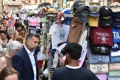 Costalonga in sopralluogo a Rialto