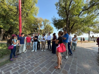Sopralluogo Sant'Elena del sindaco Venturini