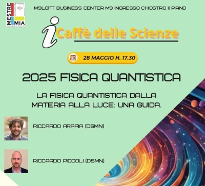 I Caffè delle Scienze_28 maggio 2025