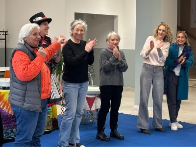 L'assessore Mar al progetto - Un Carnevale di Bolle al Don Orione di Zelarino