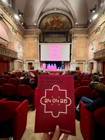 Cerimonia Cittadina Genocidio Armeno all'Auditorium di Santa Margherita 2026