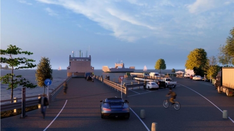  RADDOPPIO DEL TERMINAL NAVE TRAGHETTO DI SANTA MARIA DEL MARE A PELLESTRINA